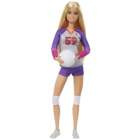 Resim Barbie Sporcu Bebekler - Voleybolcu HKT72 