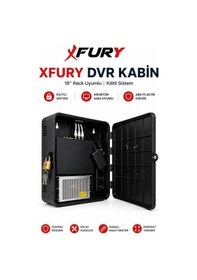 Resim Fury Dvr/nvr Abs Kabinet Cctv Rack 19 '' 42x32x11 Cm 