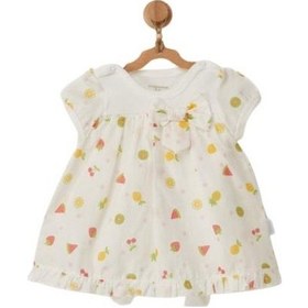Resim Andywawa AC22739 Multi Fruit Bebek Elbise Ekru 