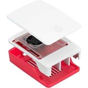 Resim Fortunelane Raspberry Pi 5 Vaka - Kırmızı Beyaz Kılıf, Soğutucu Fan Ve Koruma 