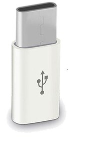 Resim 4696 Type C Usb 3.1 To Micro Usb Çevirici Dönüştürücü Adaptör Beyaz 