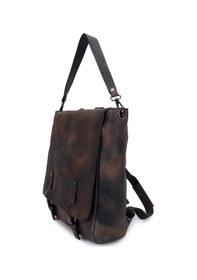 Resim Bruno Shoes Bruno Rossi Bag Erkek Hakiki Deri Taupe Sırt Çantası 1048 332 Erk Canta Sk24-25 Nero/tamp Siyah 