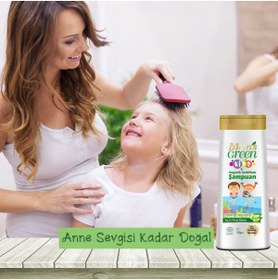 Resim Mom's Green 2'li Kids - 400 ml Organik Sertifikalı Aloe Veralı Çocuk Şampuanı (400 ML X 2 ADET) 