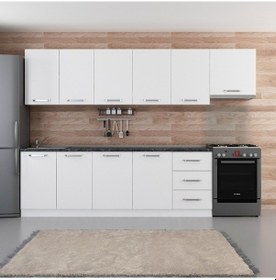 Resim Minar 300 Cm Mutfak Dolabı Beyaz 300-B5 Beyaz 