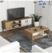 Resim Set 1584-2074 Exxen Tv Ünitesi + Exxen Orta Sehpa - Sepet-beyaz Rengi 