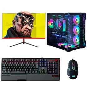 Resim DRx3066 Intel Core i7-13700K 23.6" 32 GB DDR5 RAM 1 TB M.2 NVMe SSD 24 GB RTX4090 Curved FreeDOS Masaüstü Oyun Bilgisayarı 