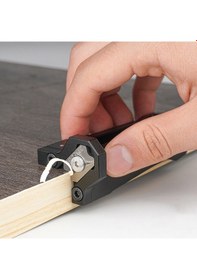 Resim Sones Ahşap İşleme Kenar Bantlama Manuel Ark Düzeltici Tahta Pah Kırma Fileto Kazıyıcı, Özellikler: R2 Bıçaklı 