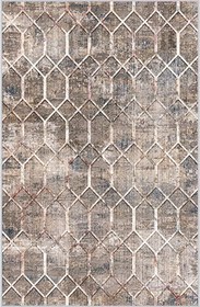 Resim Rovigo Dijital Baskı Yıkanabilir Kaymaz Taban Salon Halısı Rvg1513-sd239, Kahverengi, 180 x 250 