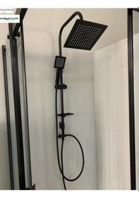 Resim Armour Armatür Siyah Banyo Batarya Seti İkili Siyah 