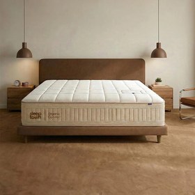 Resim Sleeptown Latex Organic Comfort Çift Kişilik Yatak 160x200 cm Krem 