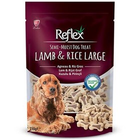 Resim Reflex Large Kuzulu ve Pirinçli Kemikler Küçük ve Orta Irk Köpek Ödülü 150 Gr 