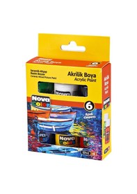 Resim Nova Color Akrilik Boya Sise 6 Li 17 Ml Nc-2006 
