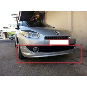 Resim Renault Fluence Ön Tampon Eki Karlik - Mat Siyah STR-766 