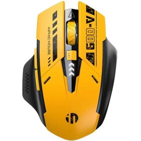Resim Coofbe 500mAh Bluetooth 5.0 2.4G Profesyonel Şarjlı Kablosuz Oyuncu Mouse 5 Modlu Ayarlanabilir DPI 