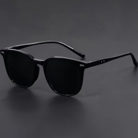 Resim Retro Tam Çerçeve Ultra Hafif Moda Gözlükleri Kaplumbağa Desenli Saplar, Siyah Çerçeve ve Lens - Günlük Kullanım için Klasik Vintage Tarzı, Çok Yönlü Göz Aksesuarı | Cesur Tasarım | Polikarbonat Lensler 