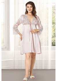 Resim Alissa 8610 Kadın Saten 6'lı Set-pudra Pudra 