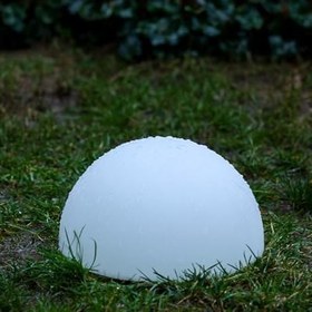 Resim Orbis RGB Güneş Enerjili Yuvarlak Bahçe Lambası 30 Cm 