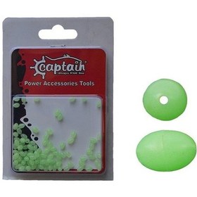 Resim Captain Glow Oval Çapari Ve Takım Boncuğu 100'Lü Paket 