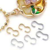 Resim 10 adet Üç Karakter Bağlantı Tokası Takı Yapımı DIY Kiti - Boş, Moda Küpeler, Anahtarlıklar, Kolyeler ve Kolyeler için Pendants - Çeşitli Tasarımlar, Altın ve Gümüş Ton, Benzersiz Takı Yapımı için İdeal, Takı Yapımı Kiti|Şık Takı|Dayanıklı El Sanatları, Takı Yapımı Malzemeleri 
