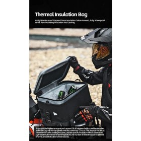 Resim Fortress Series x Tactical Tail Bag Set – 36 L Ana Çanta + 22 L Donduruculu Ek Çanta | Kask Uyumlu, Suya Dayanıklı, Termal Yalıtımlı, Motosiklet ve Outdoor Kullanıma Uygun 