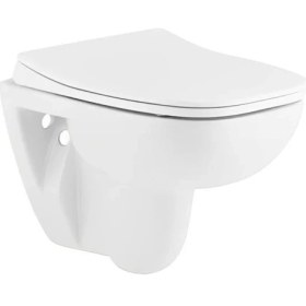 Resim Seramiksan Petite Asma Klozet + Yavaş Kapanır Kapak + Vitra Gömme Rezervuar Set 