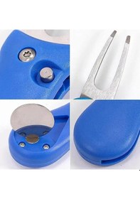 Resim Moveevo Stainless Steel Çim Tamir Aleti - Pop-up Katlanabilir Tasarım, Çim Bakımı Ve Golf İçin Uygun, Dayanıklı Ve Taşınabilir Pembe 