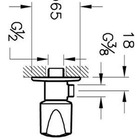 Resim Artema A45206 Ara Musluk Krom 