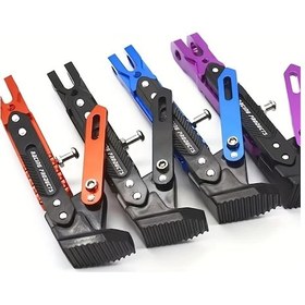 Resim Tongdashop Mavi Elektrikli Scooter Ayarlanabilir Yan Sehpa Ayaklık Tutucu 
