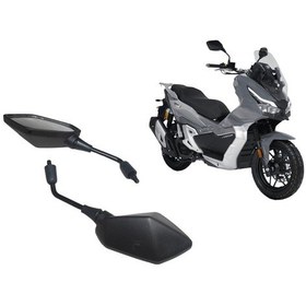 Resim Motosiklet Ayna Takımı Uzun Kol Geniş Açı - Rks Freccia Ayna Takim 