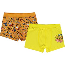Resim Civil Boys Funny 2-10 Yaş Erkek Çocuk 2'li Boxer - Standart / 4-5 Yaş 