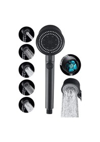 Resim Star Stoplu Siyah El Duşu Siyah 