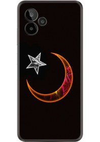 Resim General Mobile Gm 24 Pro Kılıf Resimli Desenli Silikon Platinium Series Ay Yıldız 1884 
