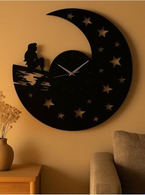 Resim Batman Logolu Vinil Duvar Saati Çok Renkli 