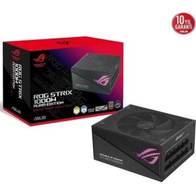 Resim Asus 1000W 80+ Gold Rog Strıx 1000G Aura Pcıe5.0 Tam Modüler Power Supply 