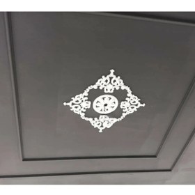 Resim MİVA KONSEPT Saray Tavan Motif 25X25 Cm Oval Küçük Avize Göbeği 