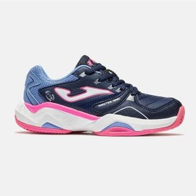 Resim Joma Master 1000 Jr Kız Çocuk Tenis Ve Padel Ayakkabısı Lacivert Pembe Jmats2633c Lacivert - Pembe 