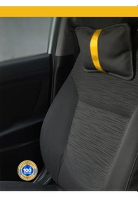 Resim Nissan Silvia Oto Koltuk Boyun Yastığı Sarı Şerit 2 Adetı2376 