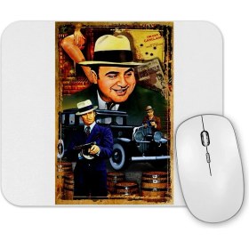 Resim Baskı Dükkanı Al Capone Madre Loca Mouse Pad 