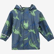 Resim Name İt Mavi Erkek Bebek Kapüşonlu Waterproof Mont NMMDRY10 RAIN SET DINO ROAR FO 