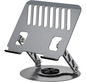 Resim ve Laptop Standı 360 Derece Dönebilen Boyutu Ayarlanabilir Alüminyum Alaşım Ergonomik Tasarım Bilgisayar Tutucu (Bilgisayar Standı) 