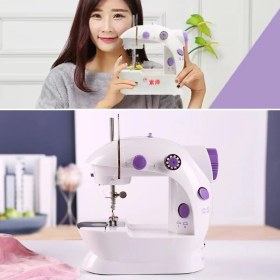 Resim Demir Grup cc Buffer® Pratik Taşınabilir Elektrikli Veya Pilli Seyahat Tipi Hız Ayarlı Kademeli Dikiş Makinesi 