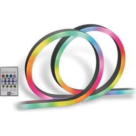 Resim Cata CT-4567 Pixel Neon LED Set 5 Metre Rgb Kumandalı Esnek Şerit Işık Iç & Dış Mekan Dekoratif Aydınlatma 