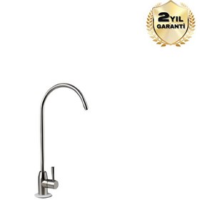 Resim Pemax Water Solutions İnox kaplamalı pirinç gövdeli Su Arıtma Musluğu 