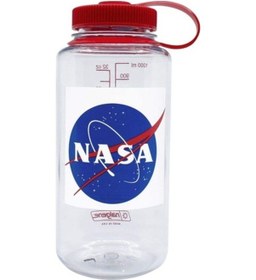 Resim Nalgene 32 Oz Nasa Logo Tritan Suluk Matara 1 Litre Şeffaf 