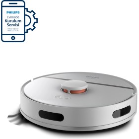 Resim Philips XU3000/02 HomeRun 3000 Serisi Akıllı Robot Süpürge Aqua Beyaz 