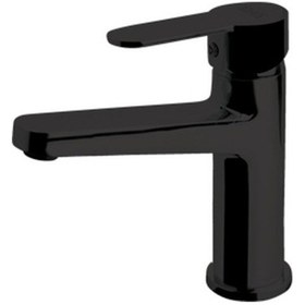 Resim Newarc Domino Yüksek Lavabo Bataryası Siyah 971525B 