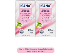 Resim Soğuk Ağda Bandı 20 Adet X2 Paket, Yüz ve Bikini Bölgesi Için Uygun 