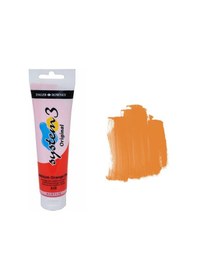 Resim Daler Rowney System 3 Akrilik Boya 150Ml 619 Cadmium Orange Hue 