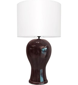 Resim Gelson Koyu Mor Abajur Mor 