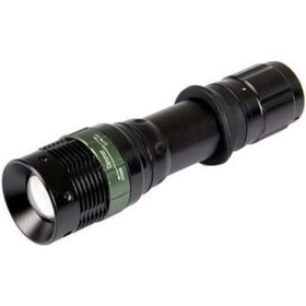 Resim 500 Lümen Şarjlı Zoomlu Acil Durum Feneri Kamp Lamba Siyah 